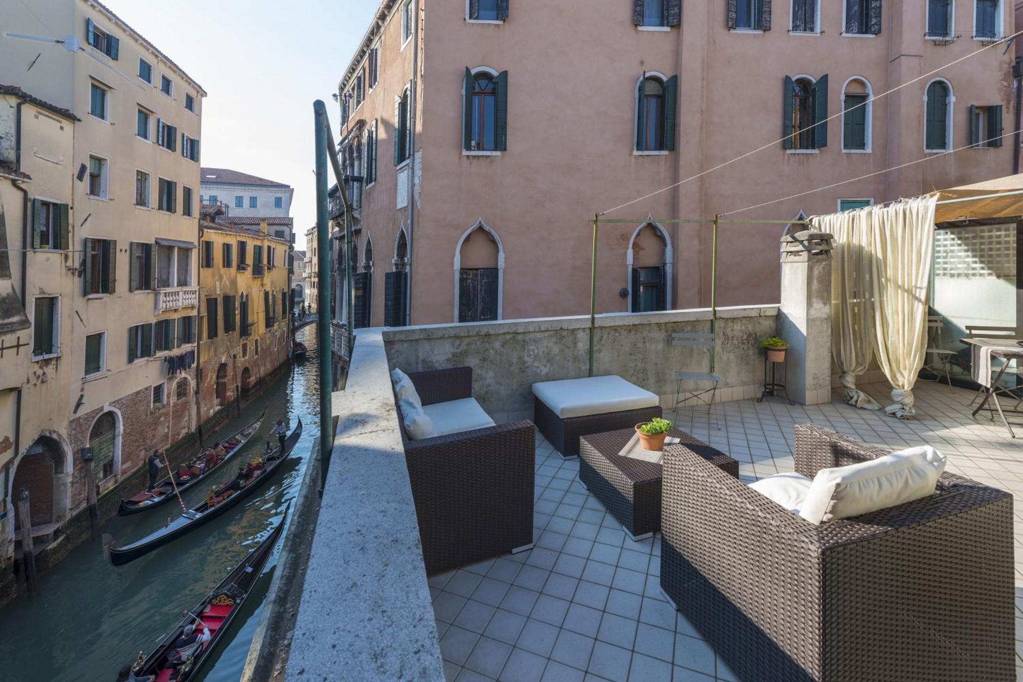 Tre Sestieri Terrace - Canal View 2024 Venice Exterior photo